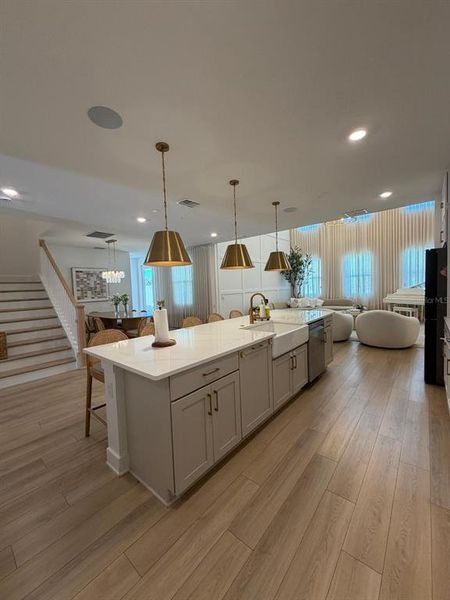 Furnished interior view inside a new home in , Winter Garden (Image 14).