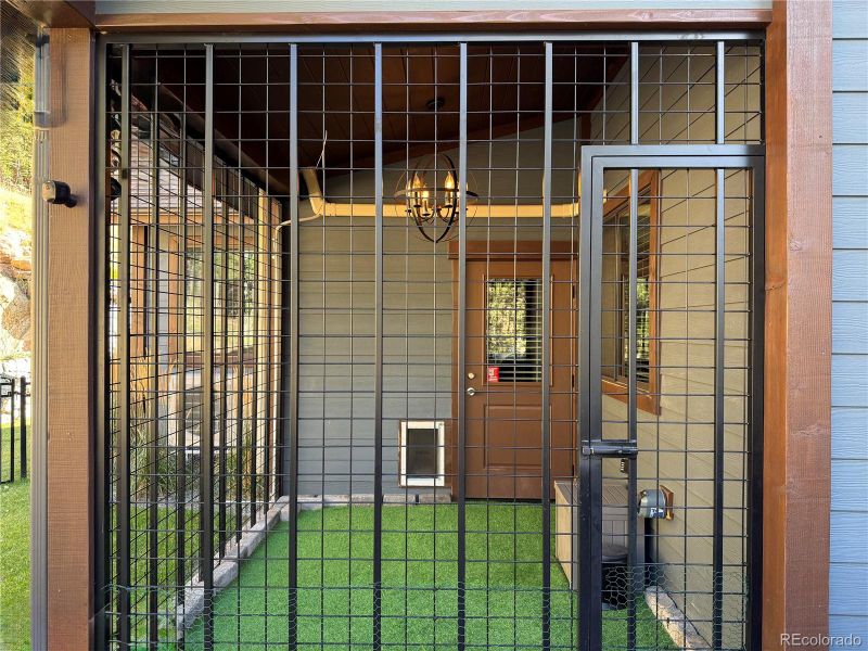 Exterior details and patio area of a home in , Evergreen (Image 3).