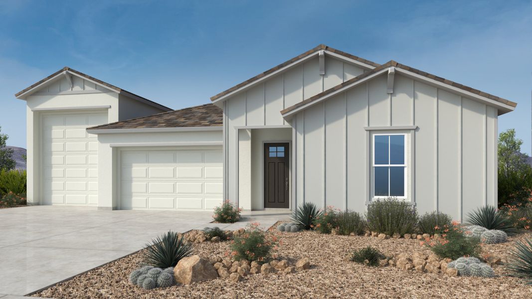 Representative exterior photo of a completed home built from the Lark by Taylor Morrison in Verdin Odyssey Collection, Phoenix, AZ (Image 5).
