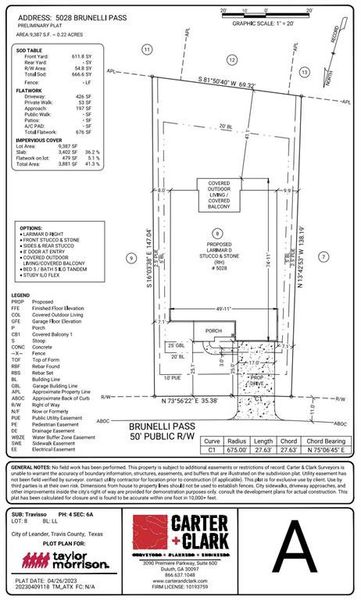 Plot Plan