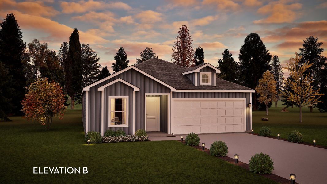 Representative exterior photo of a completed home built from the Aquila by CastleRock Communities in Brush Creek, Fairview, TN (Image 2).