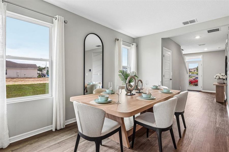 Furnished interior view inside a new home in , Haines City (Image 24).