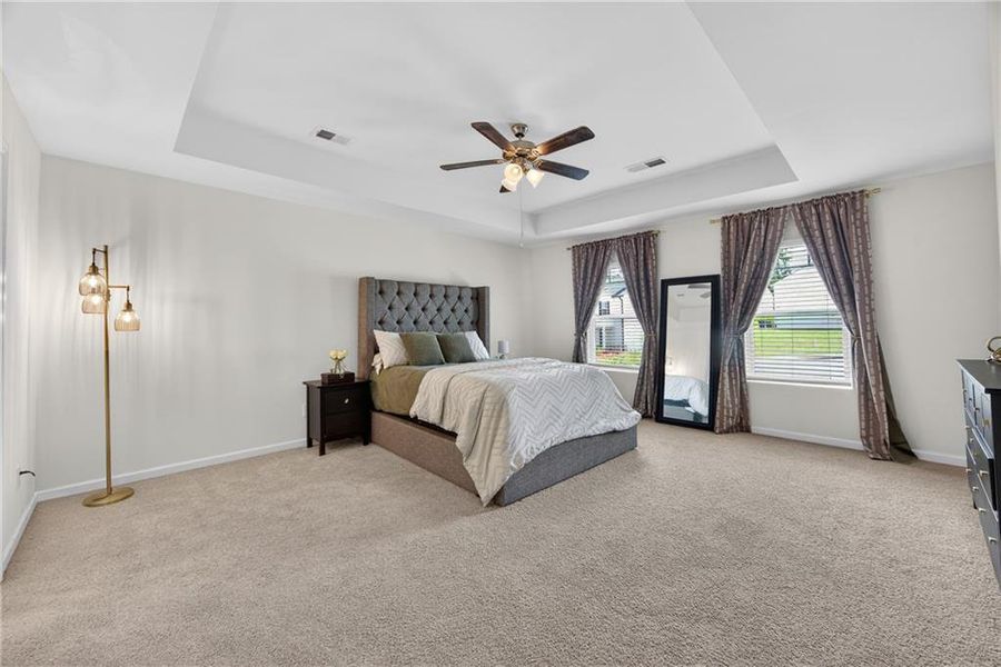 Furnished interior view inside a new home in The Villages at Oakshire, Atlanta (Image 43). Furnished interior view inside a new home in The Villages at Oakshire, Atlanta (Image 43).