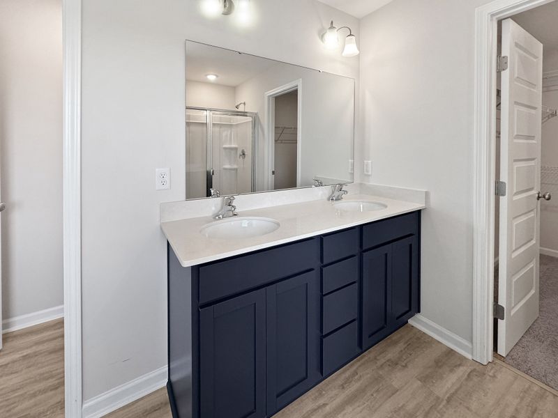 Furnished interior view inside a new home in Tranquil South, Hinesville (Image 9). Furnished interior view inside a new home in Tranquil South, Hinesville (Image 9).