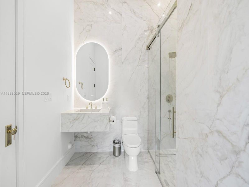 Furnished interior view inside a new home in , Palmetto Bay (Image 15).