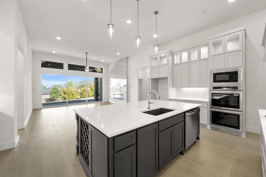 Furnished interior view inside a new home in High Country, Burleson (Image 13).