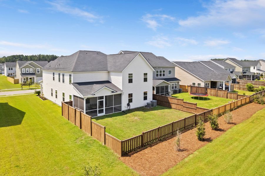 Exterior details and patio area of a home in Sweetgrass at Summers Corner, Summerville (Image 4).