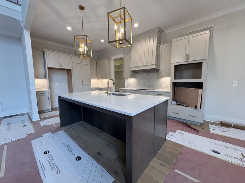 In-progress construction of a new home in Arden on Lanier, Cumming, GA (Image 14).