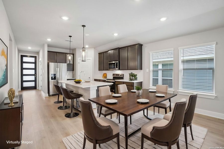 Furnished interior view inside a new home in Stetson Ridge, Marion (Image 14).