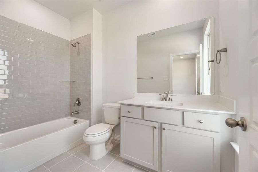 Furnished interior view inside a new home in Valencia On The Lake, Little Elm (Image 3).