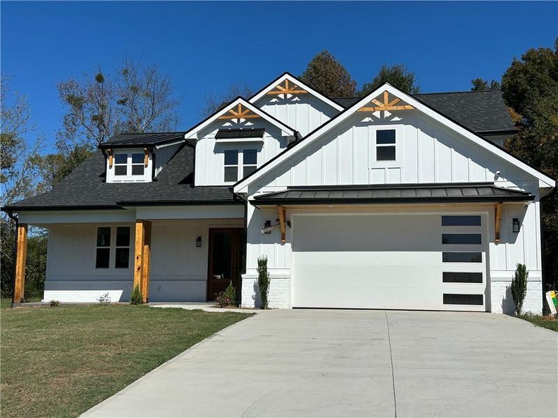 Front exterior of a new home in , Maysville, GA, highlighting curb appeal (Image 19).