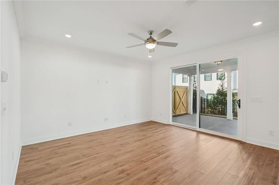 Spacious, unfurnished interior of a new home in Millcroft Townhomes, Buford (Image 23).