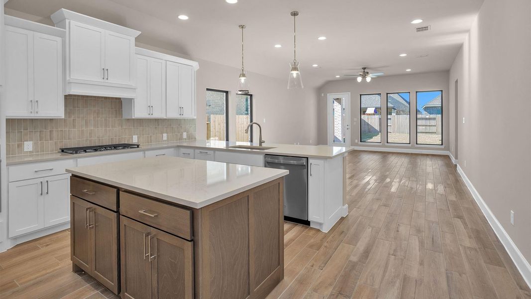 Furnished interior view inside a new home in Marvida, Cypress (Image 7).