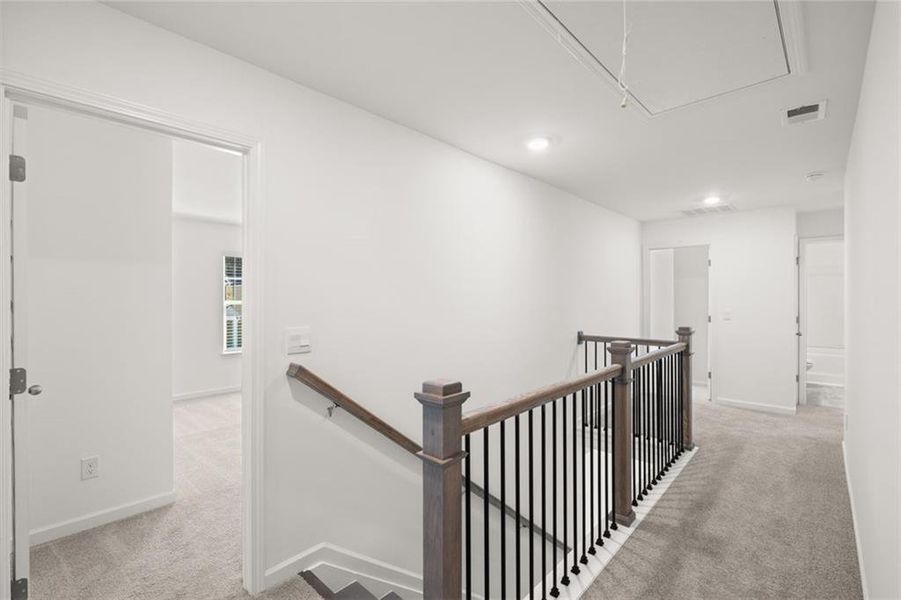 Spacious, unfurnished interior of a new home in The Gates at Pates Creek, Hampton (Image 20).