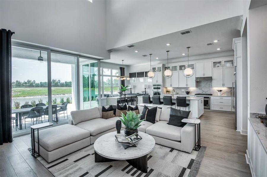 Furnished interior view inside a new home in Two Rivers, Zephyrhills (Image 8).