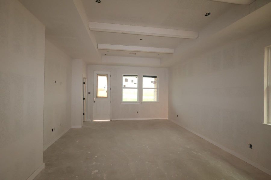 Dining area and great room - still under construction!