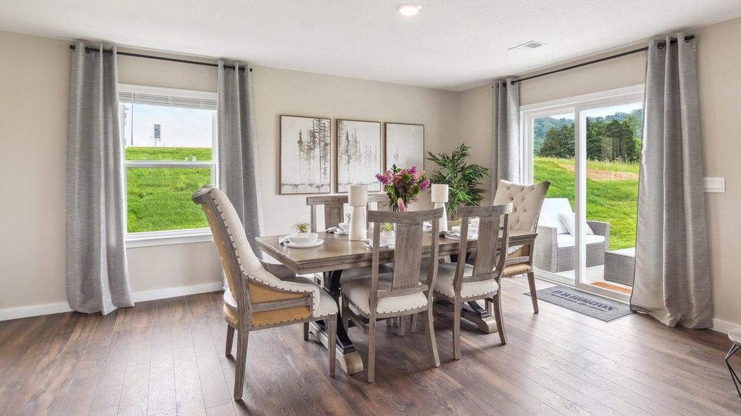 Furnished interior view inside a new home in Belhaven, Knoxville (Image 7).