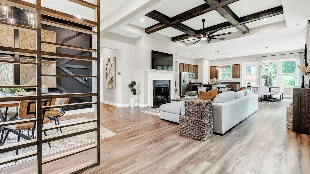 Foyer onto Great Room