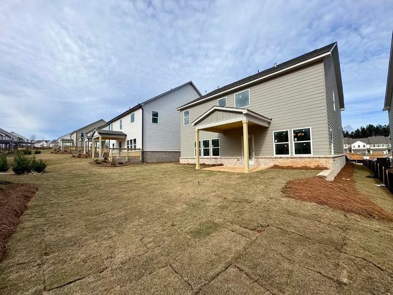 Rear Exterior Construction Progress