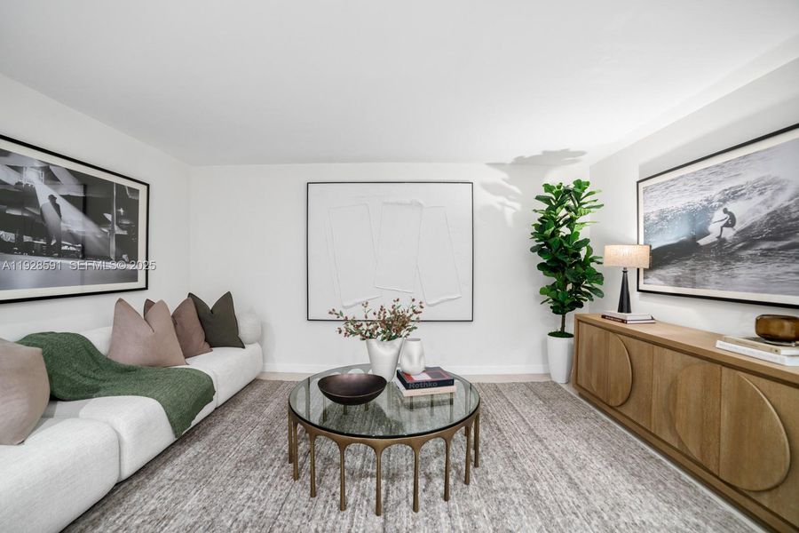 Furnished interior view inside a new home in , Bay Harbor Islands (Image 37). Furnished interior view inside a new home in , Bay Harbor Islands (Image 37).