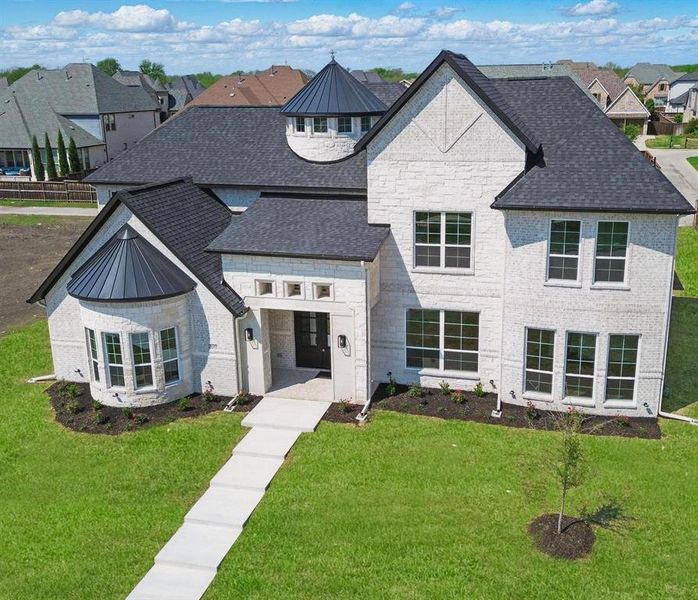 Front exterior of a new home in , Wylie, TX, highlighting curb appeal (Image 28).