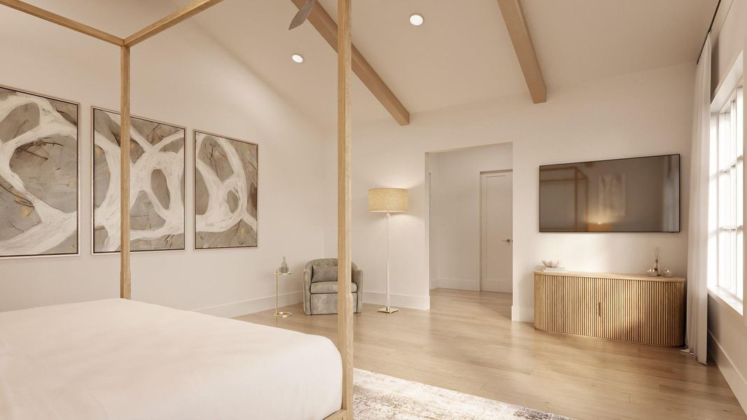 Primary Bedroom - Virtual Rendering