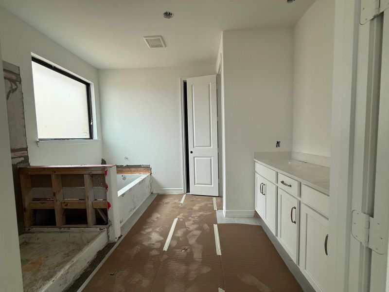 In-progress construction of a new home in Brookewater, Rosenberg, TX (Image 18).