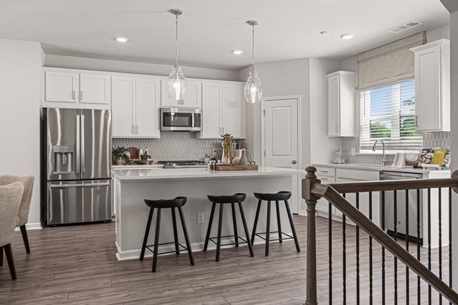 Furnished interior view inside a new home in Rosewood Farm, Lawrenceville (Image 30).