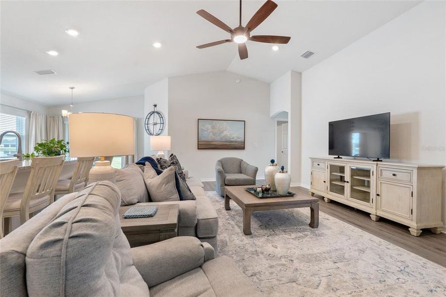 Furnished interior view inside a new home in Aviary at Rutland Ranch, Parrish (Image 7).