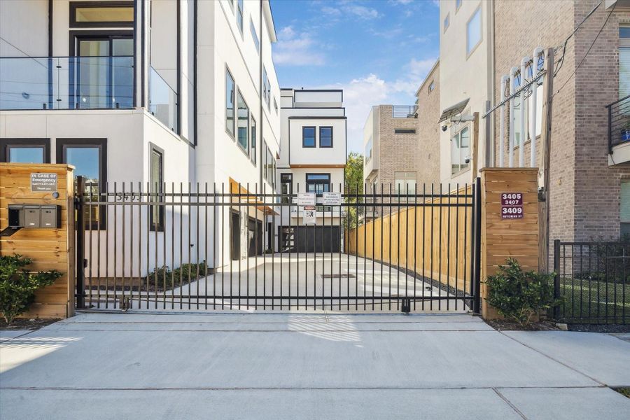 Exterior details and patio area of a home in , Houston (Image 14). Exterior details and patio area of a home in , Houston (Image 14).