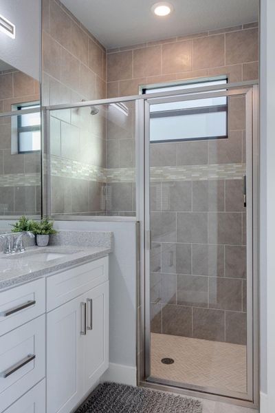 Furnished interior view inside a new home in , Cape Coral (Image 25). Furnished interior view inside a new home in , Cape Coral (Image 25).