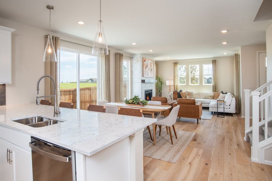 Representative furnished interior of a home built from the 1934 Modeled by KB Home in Turnberry Villas, Commerce City (Image 5). Representative furnished interior of a home built from the 1934 Modeled by KB Home in Turnberry Villas, Commerce City (Image 5).