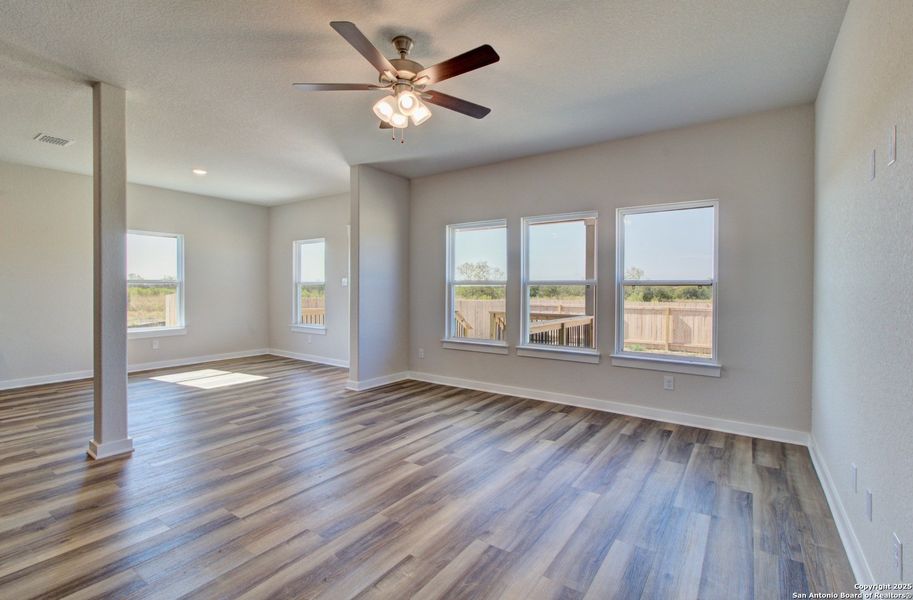 Spacious, unfurnished interior of a new home in Prairie Green, Converse (Image 20). Spacious, unfurnished interior of a new home in Prairie Green, Converse (Image 20).