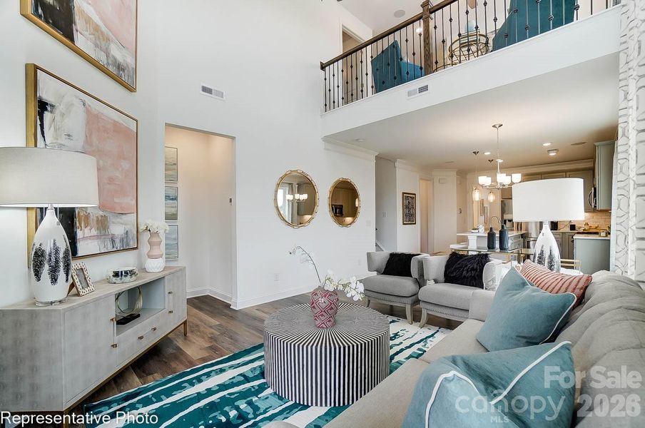 Furnished interior view inside a new home in Harrisburg Village, Harrisburg (Image 11).