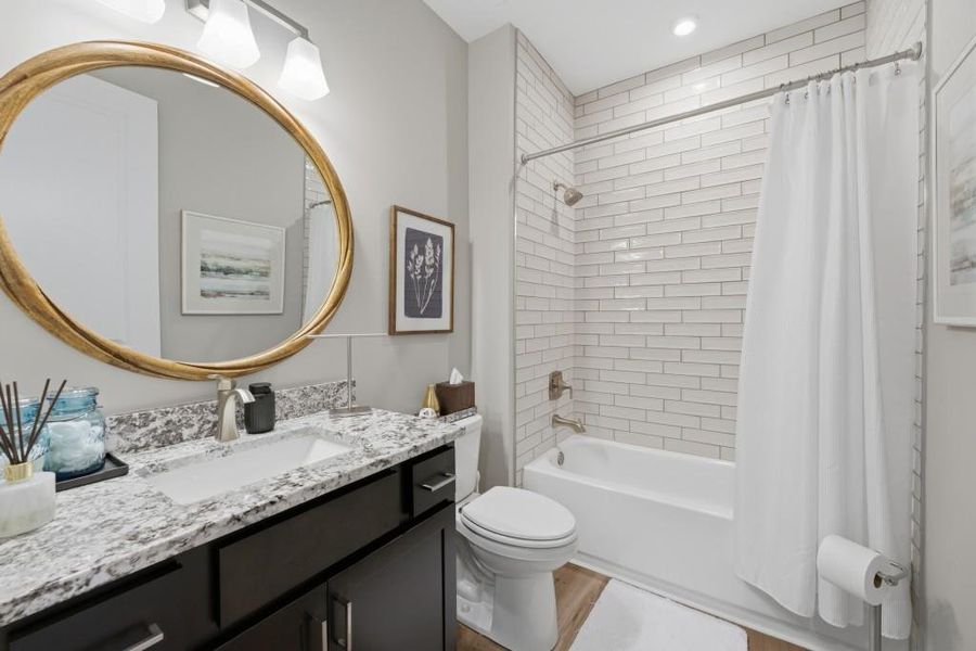 Furnished interior view inside a new home in , Hoschton (Image 15).