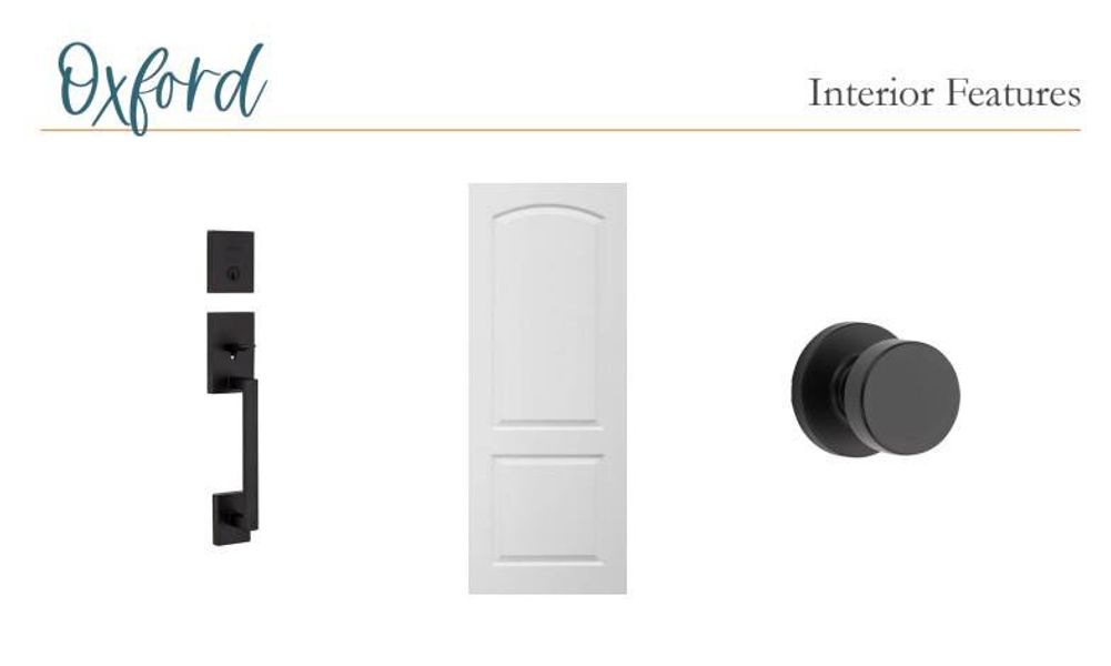 Sample of building materials used in homes in The Cottages at Lariat, Liberty Hill (Image 9).