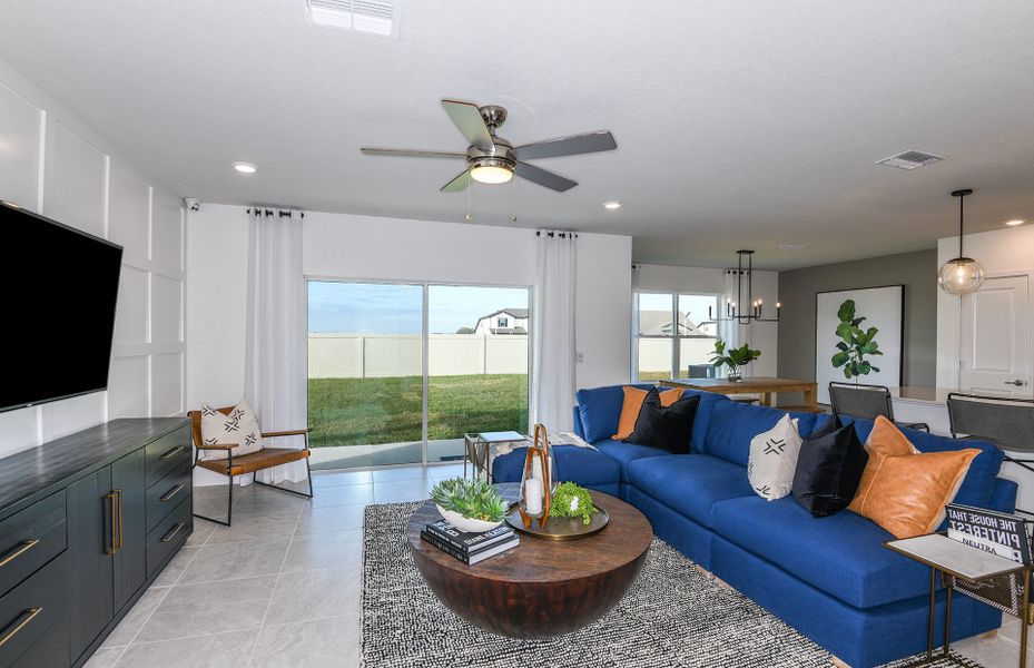 Furnished interior view inside a new home in Oakfield Lakes, Parrish (Image 4).