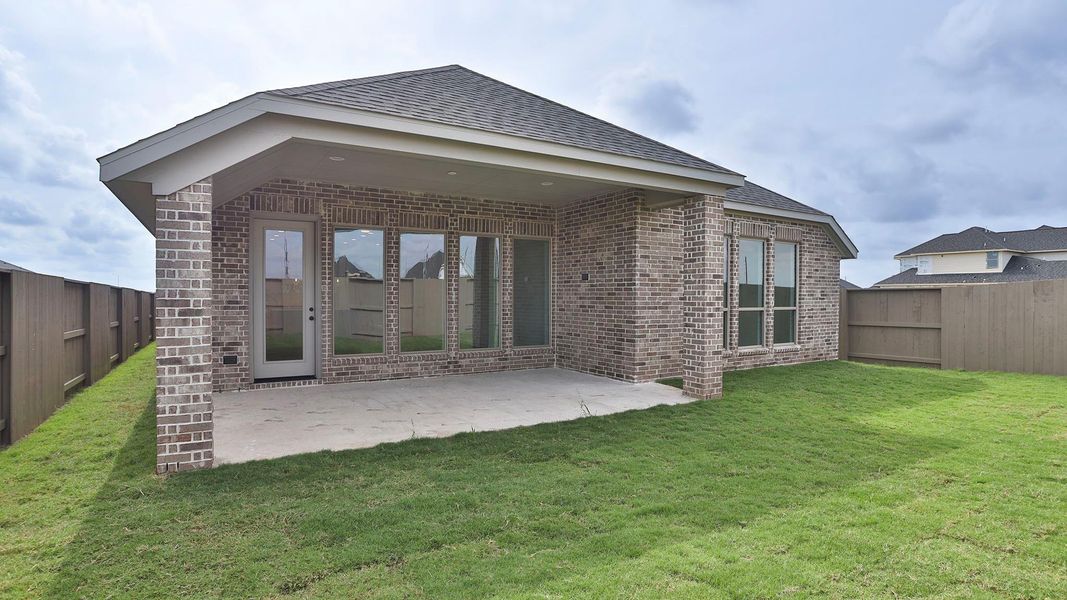Exterior details and patio area of a home in Revera, Richmond (Image 3).
