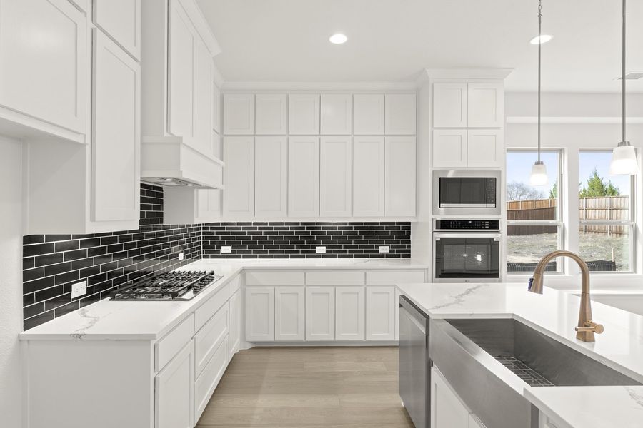 Representative furnished interior of a home built from the Crockett by Windsor Homes in Anna Town Square, Anna (Image 10).