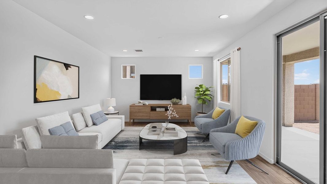 Furnished interior view inside a new home in Allen Ranches, Litchfield Park (Image 5).