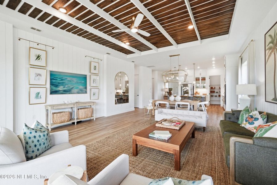 Furnished interior view inside a new home in , St. Augustine (Image 4).