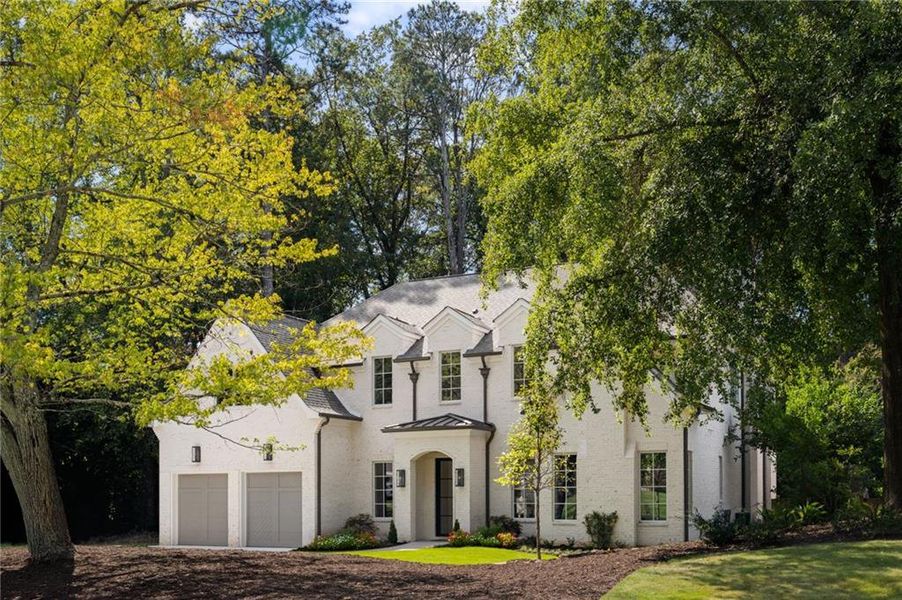 Front exterior of a new home in , Atlanta, GA, highlighting curb appeal (Image 2). Front exterior of a new home in , Atlanta, GA, highlighting curb appeal (Image 2).