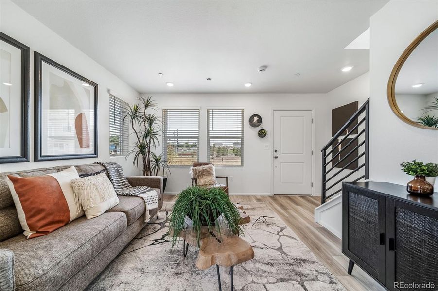 Furnished interior view inside a new home in , Commerce City (Image 25). Furnished interior view inside a new home in , Commerce City (Image 25).