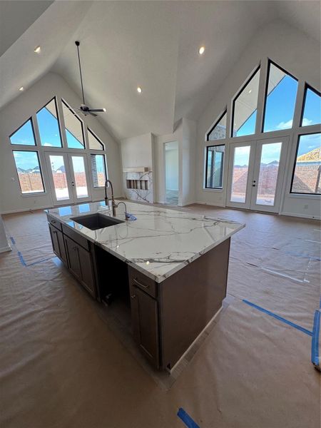 In-progress construction of a new home in Legacy Prairie at Katy Court 60', Katy, TX (Image 23).