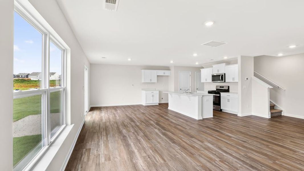 Spacious, unfurnished interior of a new home in Durbin Meadows, Fountain Inn (Image 18). Spacious, unfurnished interior of a new home in Durbin Meadows, Fountain Inn (Image 18).
