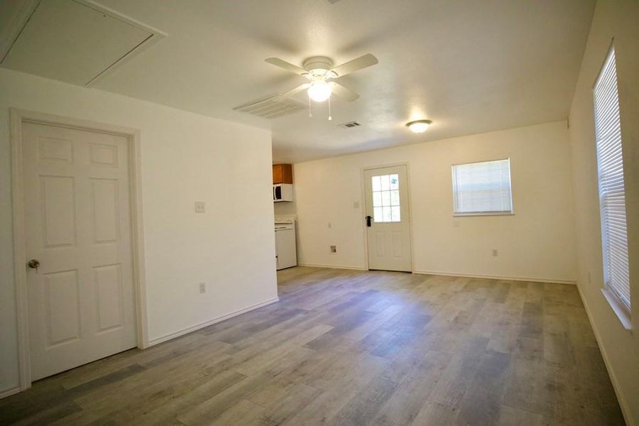 Spacious, unfurnished interior of a new home in , Log Cabin (Image 17). Spacious, unfurnished interior of a new home in , Log Cabin (Image 17).