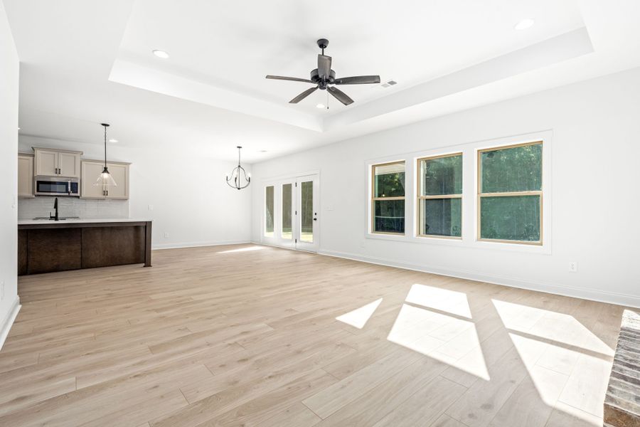Spacious, unfurnished interior of a new home in Mitchell Farms, LaGrange (Image 15). Spacious, unfurnished interior of a new home in Mitchell Farms, LaGrange (Image 15).
