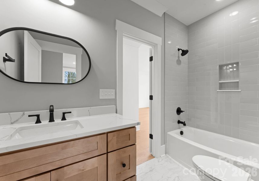 Furnished interior view inside a new home in , Charlotte (Image 16).