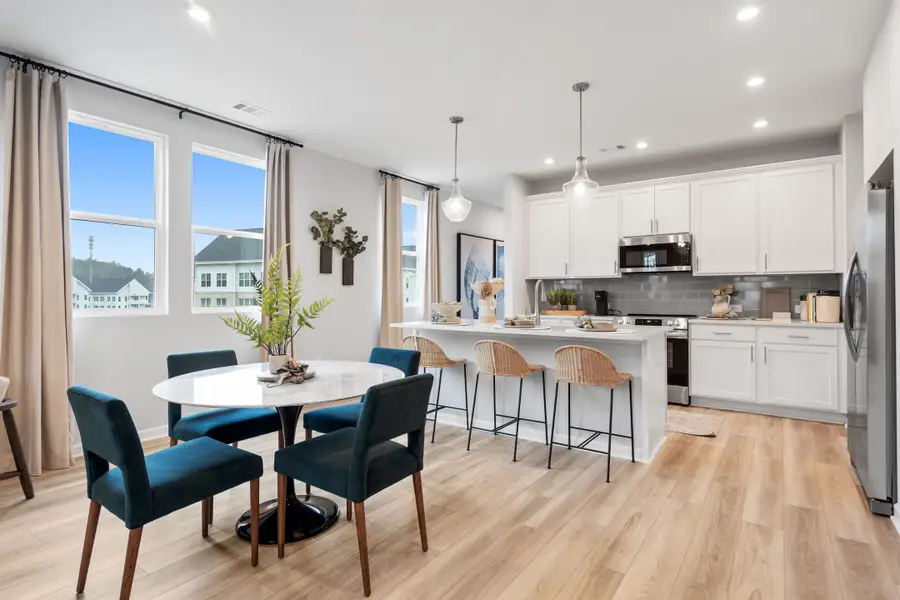 Representative furnished interior of a home built from the The Wilmington A by Davidson Homes LLC in Townes at North Main, Lillington (Image 4).