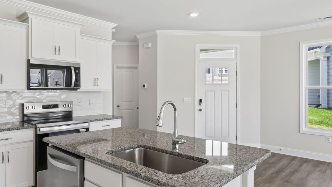 Furnished interior view inside a new home in The Townes at Stonecrest, Hendersonville (Image 10).